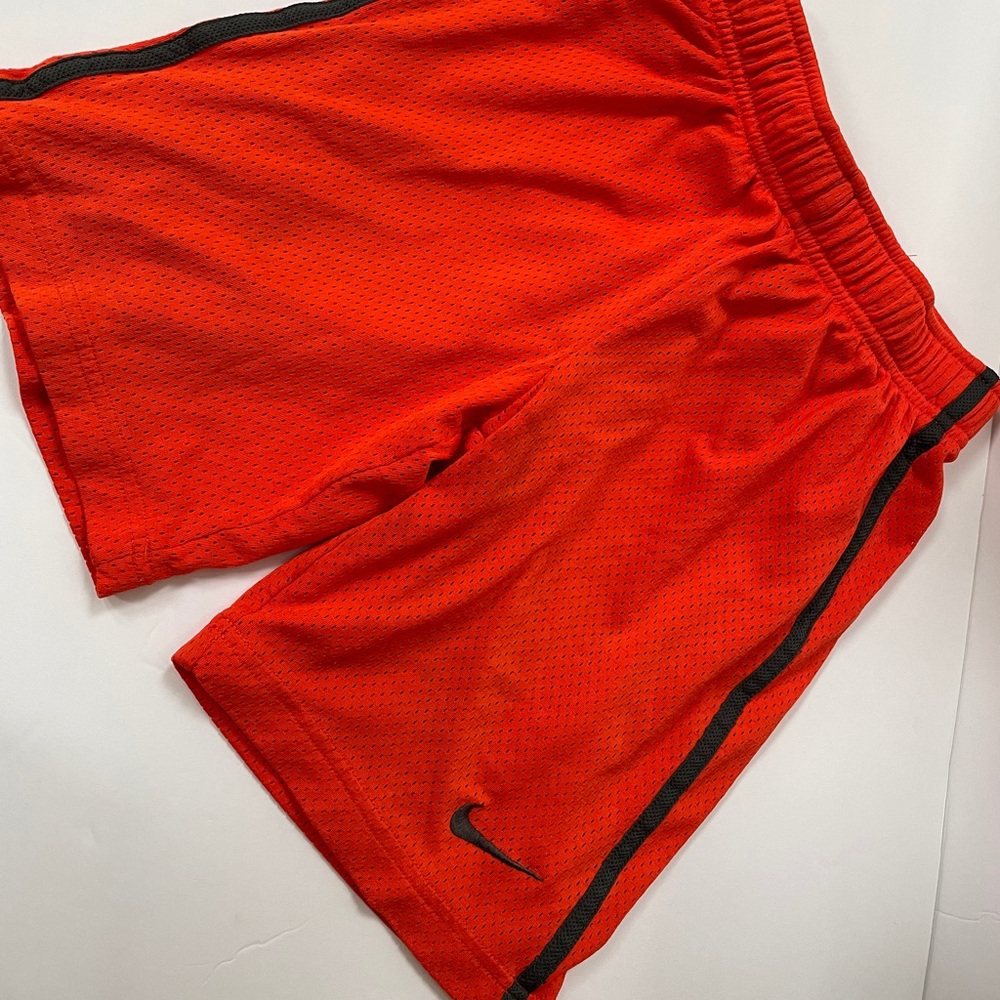 Youth XS Nike Athletic Shorts Orange Gray